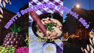 Knott's Boysenberry Fest 2024 ~ allstreetsgourmand.com