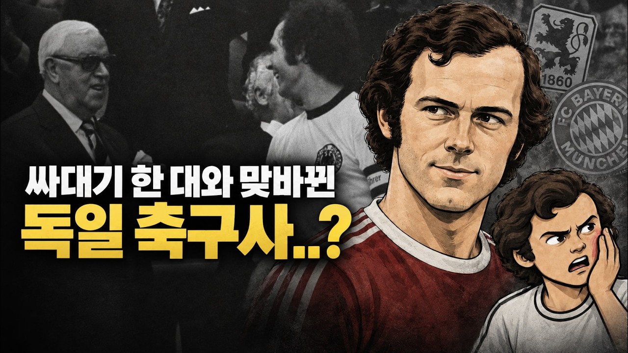 유튜브 영상 「싸대기 한 대가 바꾼 바이에른 뮌헨의 역사 | 프란츠 베켄바워」 썸네일