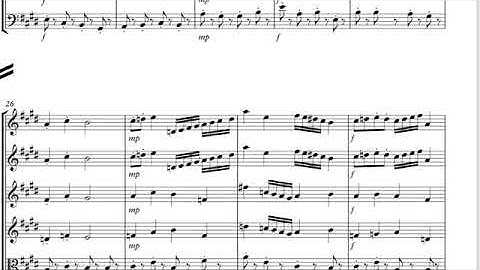 String octet in E major opus 10 I