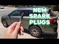 2017 Subaru Outback 3.6r Spark Plug Replacement From Under Car Access (Had Help)