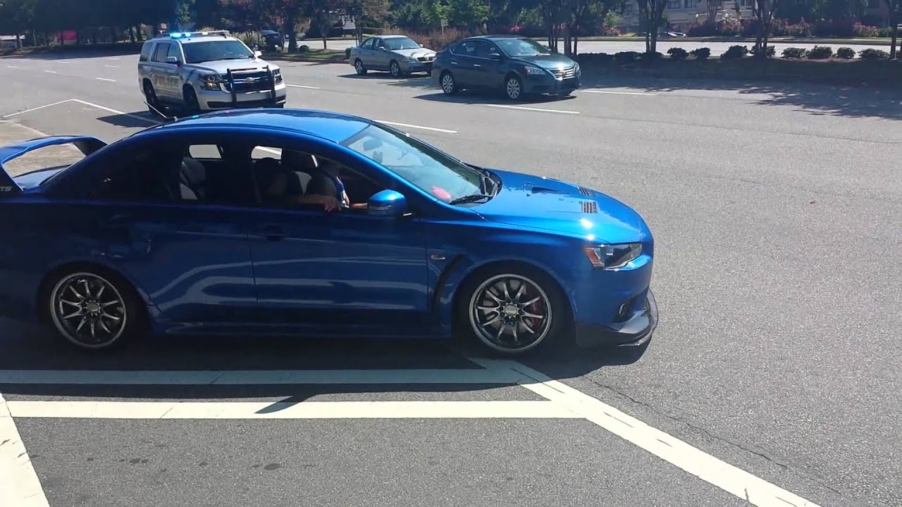 Evo X Bouncing off Rev Limiter YouTube