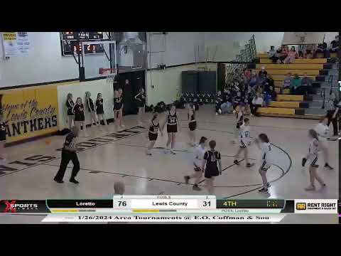 Loretto High School vs Lewis County High School - Womens Basketball - 1_26_2024