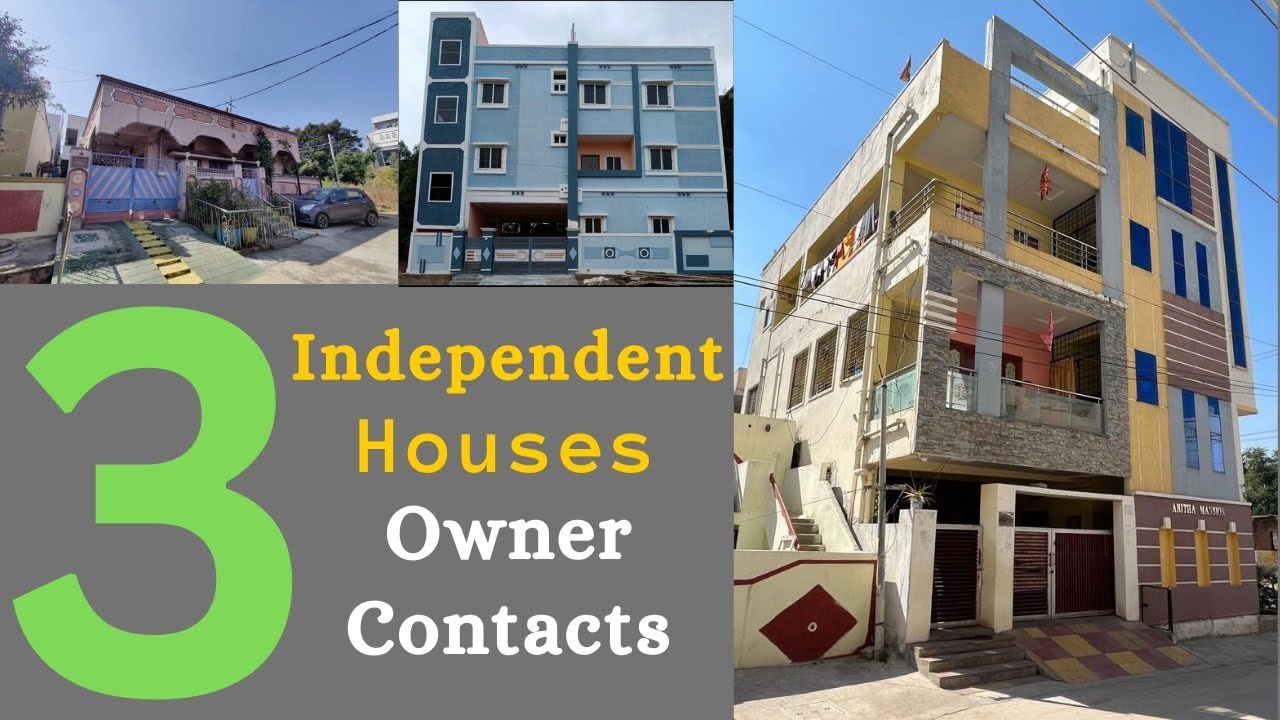 3 Independent houses for Sale Kukatpally Chandanagar Kompally