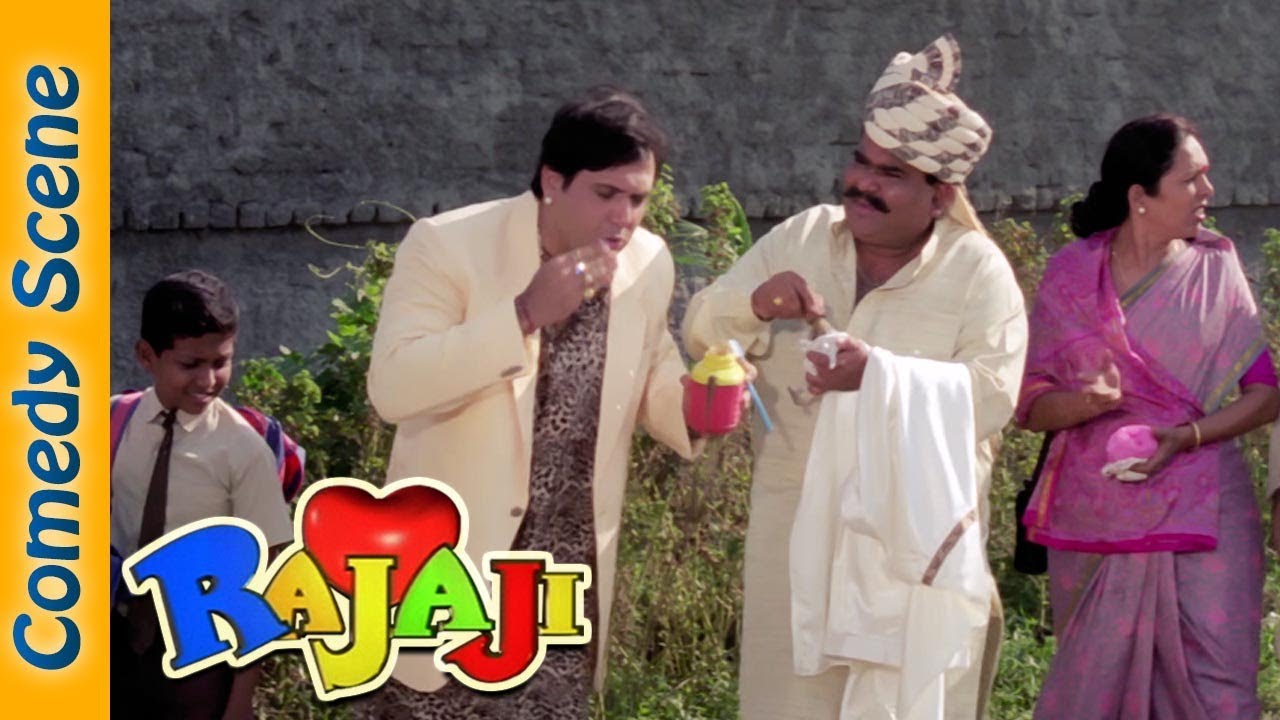 Rajaji Comedy Scene - Govinda - Raveena Tandon - Satish Kaushik -  IndianComedy - YouTube