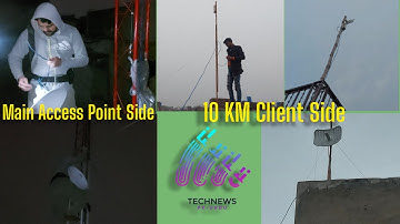 10Km Wireless Link with PowerBeam M5  Installation and Finalization