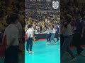 UST's Angge Poyos helped off the court after injury in Game 1