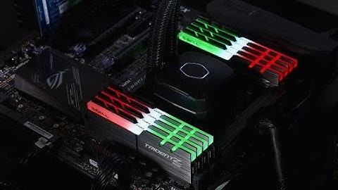 G. Skill has introduced 128 GB memory kit Trident Z RGB DDR4-3333