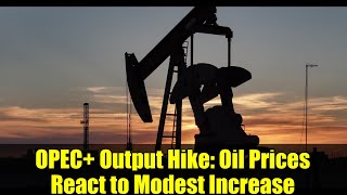 OPEC+ Output Hike: Oil Prices React to Modest Increase
