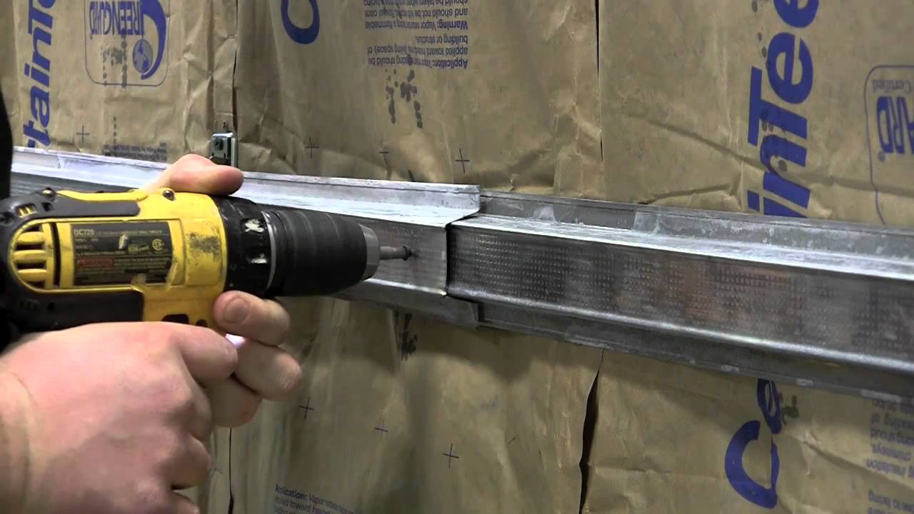 Installation Of The Green Glue Noiseproofing Clip Certainteed