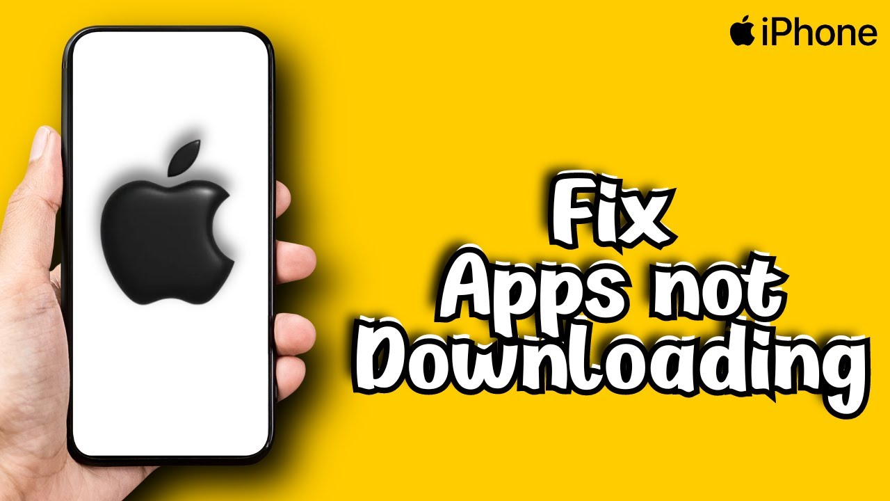 Apps not downloading on App Store in iPhone Fix - YouTube
