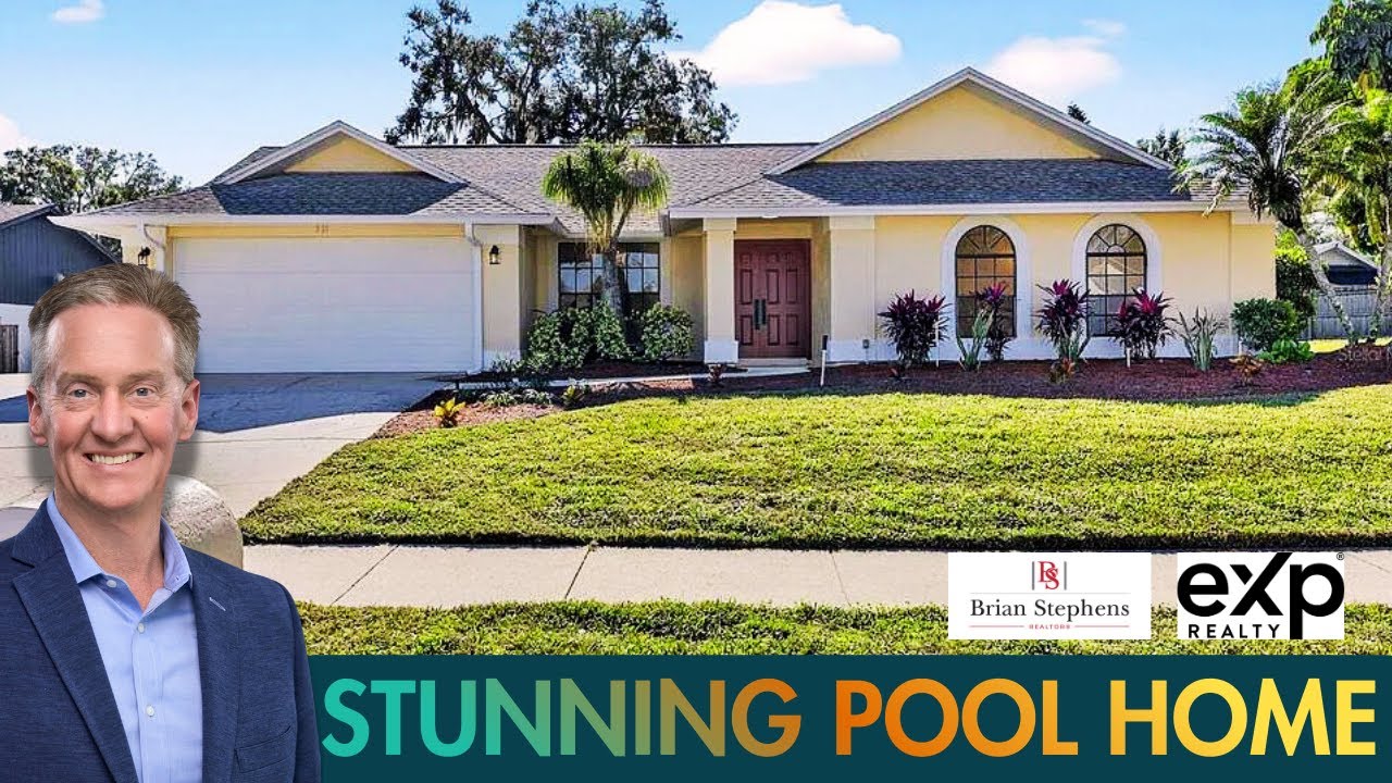 Этот модернизированный дом с бассейном в Сеффнере, Флорида, обязательно стоит посмотреть!