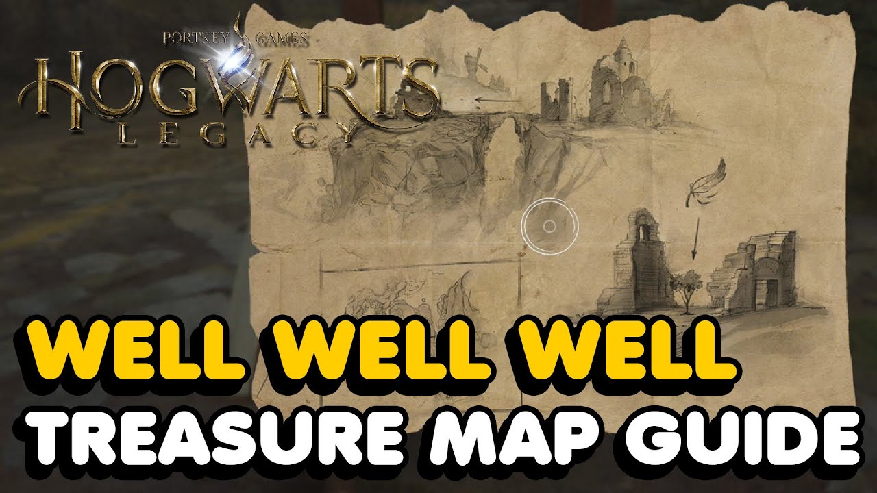 Hogwarts Legacy Well Well Well Treasure Map Location Side Quest 