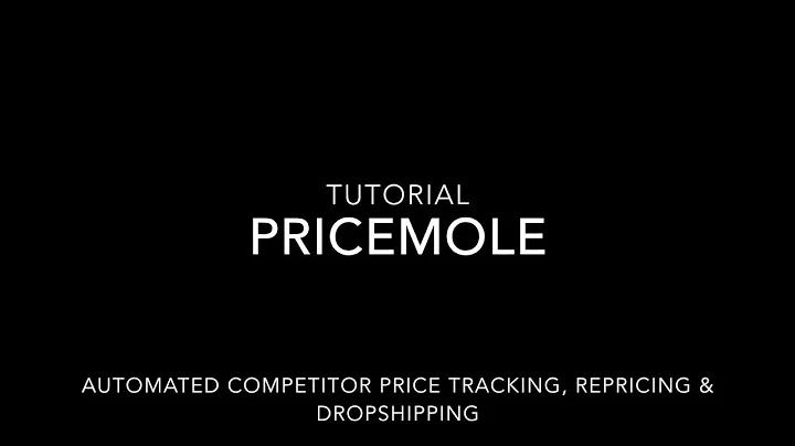 PriceMole -  Everything now automated -  Competitor Price Monitoring Tracking & Dynamic Pricing