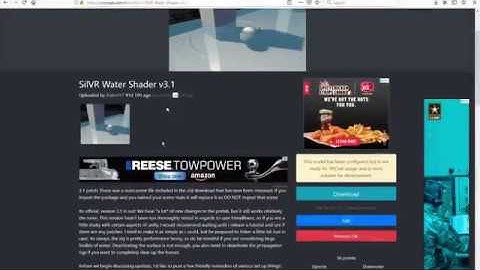 SilVR Water v3.1 tutorial (Terminology, Skyboxes, resizing, settings)
