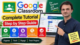 Google Classroom Complete Tutorial | Create Class, Topics, Materials, Assignments, Grades | codetrix