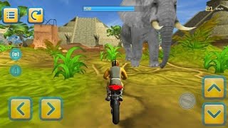 Bike Stunt Racing 3D|| Jungle Bike Driving Simulator - Android Gameplay screenshot 1