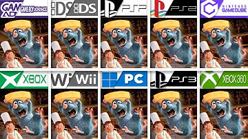 Ratatouille (2007) GBA vs DS vs PSP vs PS2 vs GameCube vs Xbox vs Wii vs PC vs PS3 vs Xbox 360