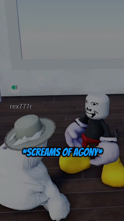 MICKEY’S REAL VOICE TRAUMATIZED HIM 😭 #roblox #funny