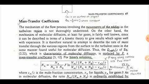 MT-1_ MASS TRANSFER COEFFICIENTS IN LAMINAR FLOW
