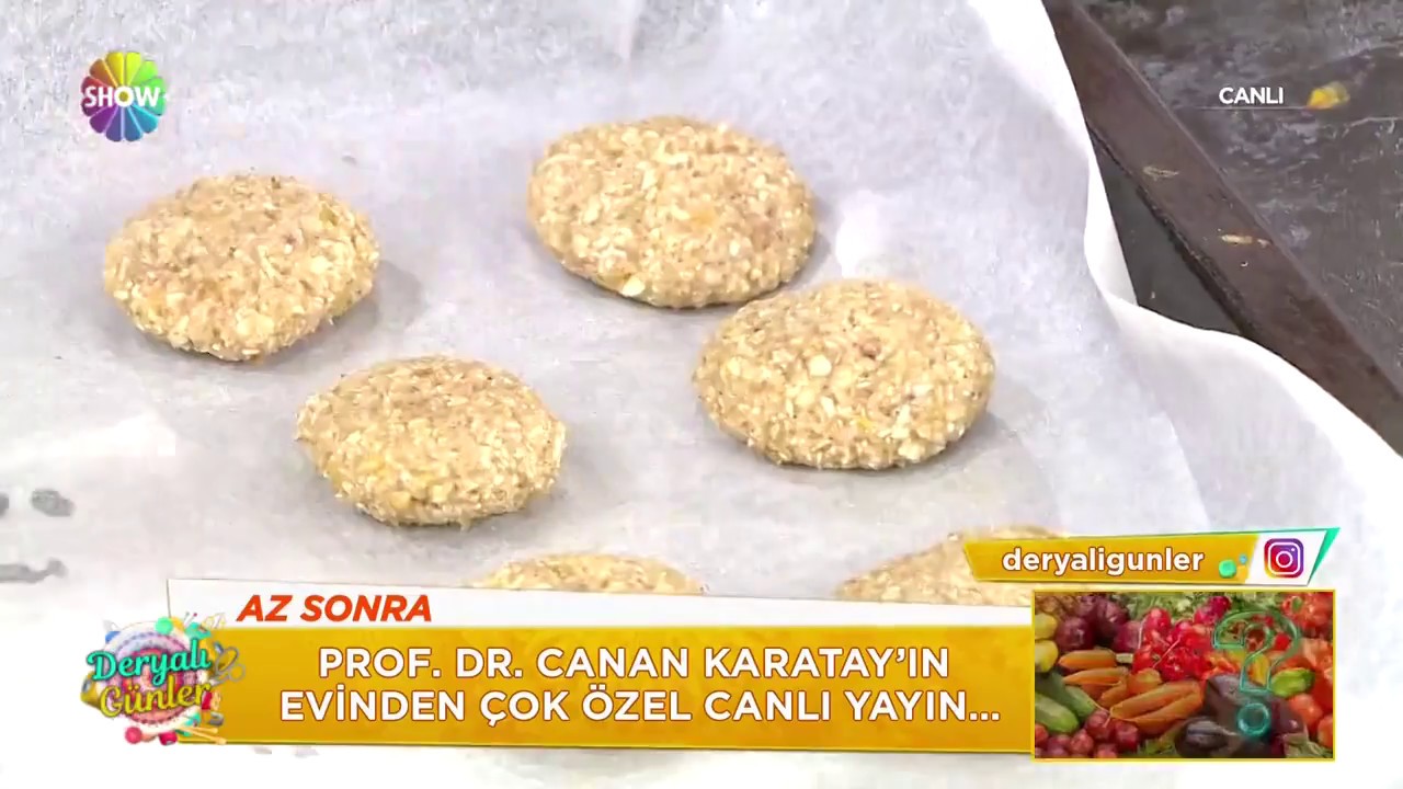 Yulaf ezmeli kurabiye tarifi YouTube