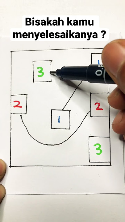 Garis tidak boleh bersentuhan ya 😝 #art #drawing #gambar3d #tekateki