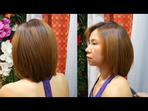 Slide haircut สไลท์ปลายผม