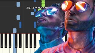 Miniatura de vídeo de "PNL - La misère est si belle (Piano Tutorial/Paroles)"