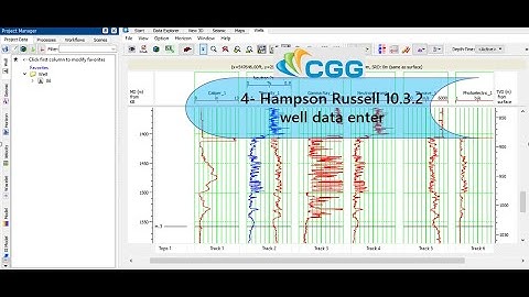 4- Hampson Russell 10.3.2: import well data