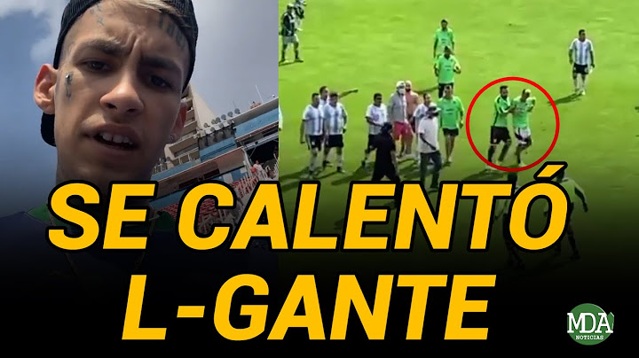 L GANTE fue a JUGAR un PARTIDO en MÉXICO y TERMINÓ a las PIÑAS