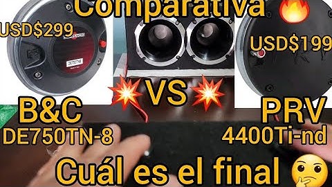 WHICH ONE WOULD WIN 🙈 PRV AUDIO D4400TI-ND🤜💥VS💥B&C DE750TN-8.