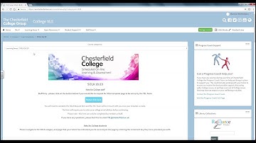 VLE Homepage Tutorial
