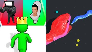 Giant Rush VS Snake Clash Max All Levels Gameplay Android,iOS NEW UPDATE