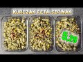 Kurczak FETA szpinak z makaronem - LunchBOX na 3 dni