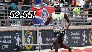 12-Year-Old Drops Record-Breaking 400m