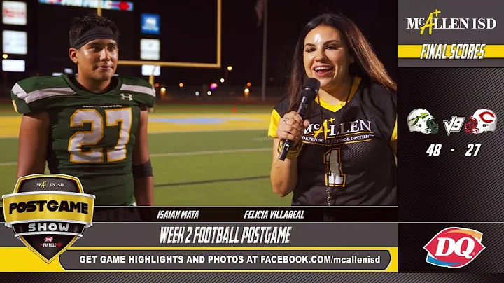 Post Game Show with Felicia Villarreal - Rowe HS V...
