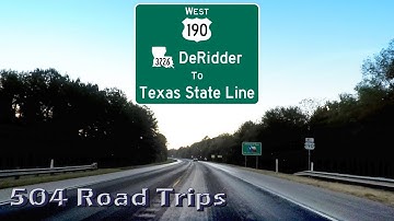 Road Trip #359 - US-190 West - LA-3226 to Texas State Line (Merryville)