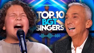 TOP 10 AMAZING Singer Auditions On Britain's Got Talent!