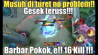 Gameplay Fanny 16 KiLL!!! | Ngakak ! Wkwkwk - Mobile Legends Indonesia