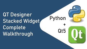 PyQt5 Designer + Python Stacked Widget Walkthrough