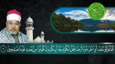 ابداع وخشوع عالي   الشيخ سيد سعيد   التلاوة الشهيره  إِذْ قَالَ يُوسُفُ لِأَبِيهِ