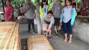 Lò hủ tíu chợ nổi Cái Răng Cần Thơ 2017.Bà xã đang chổ tài 4K