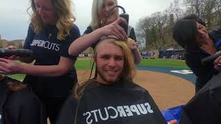 WATCH | Xavier Baseball Shaves Heads to Support Vs. Cancer Foundation