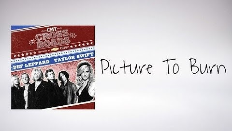 Taylor Swift  and  Def Leppard - Picture To Burn  (CMT Crossroads) Audio