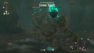 How To Easily Kill Stone Talus Early - Crenel Hills Cave - The Legend Of Zelda: Tears Of The Kingdom