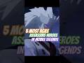 5 Most Agile Assassins Heroes In Mobile Legends #mlbb #mlbbheroes #mobilelegends