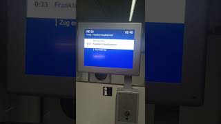Endstation Frankfurt Hbf inklusive Verspätung #db #frankfurt #rmv #re50 #fulda