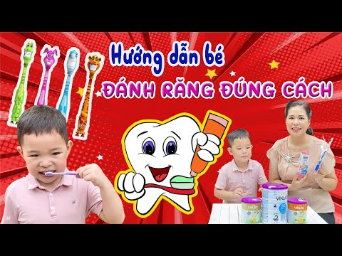 Hướng dẫn cho bé ĐÁNH RĂNG ĐÚNG CÁCH | Chăm sóc bé