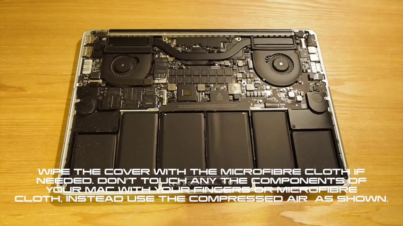 How To Clean Your Retina Macbook Pro Inside And Out Stop Fan Noise And Overheating Youtube