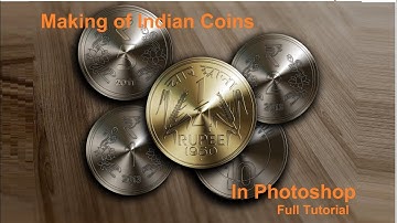 Make A Rupee Coin in photoshop
