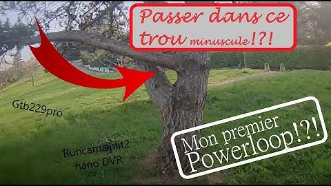 Mon 1er Powerloop !!! Challenge: passer dans un minuscule trou!